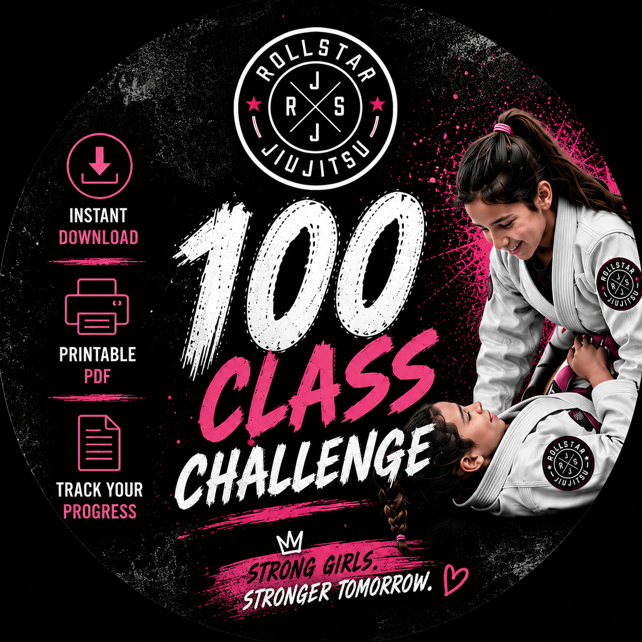 100 Class Challenge Poster (Girls)!