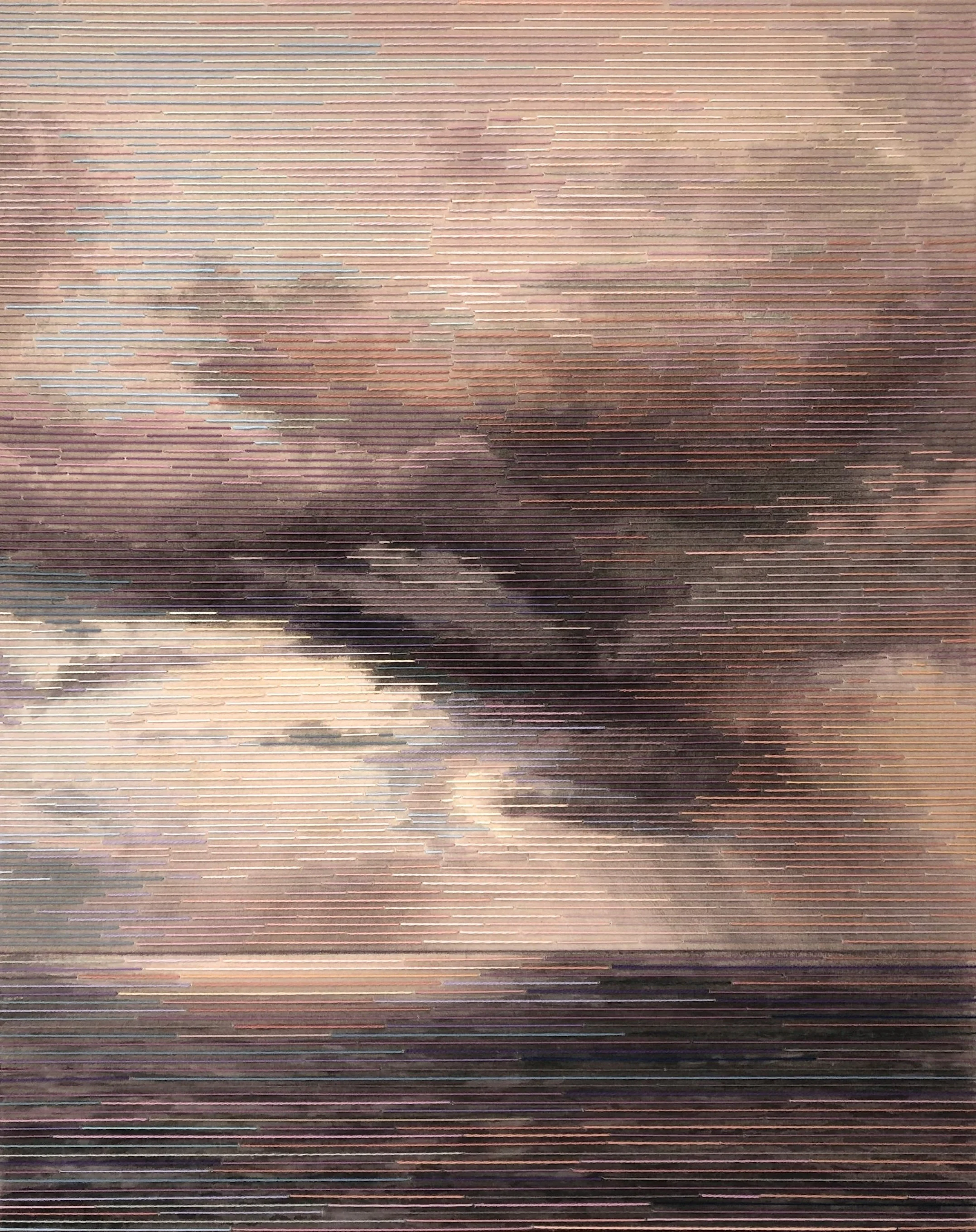 Transition, ink on canvas, 100 x 80 cm, 2024