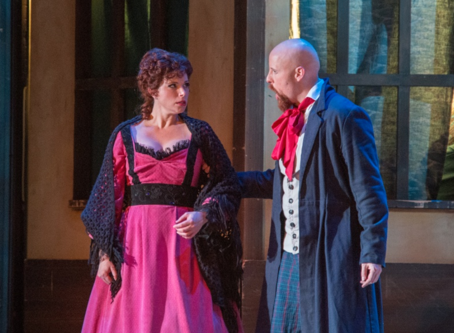  “… Colleen Daly as the opportunistic coquette, Musetta, stole the show… Blessed with a soprano voice that is light with surprising reserves of power, she dominated the stage with a delightful sense of comic timing and the exuberance the role needs. 