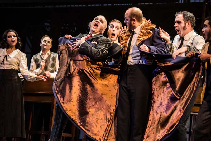  “Head of the Department and the tailor Petrovich (who fashions the eponymous garment) were both played exquisitely (and hilariously) by Tapestry regular&nbsp;Peter McGillivray. Abandoning a portion of the “prima la voce” attitude and delivering in s