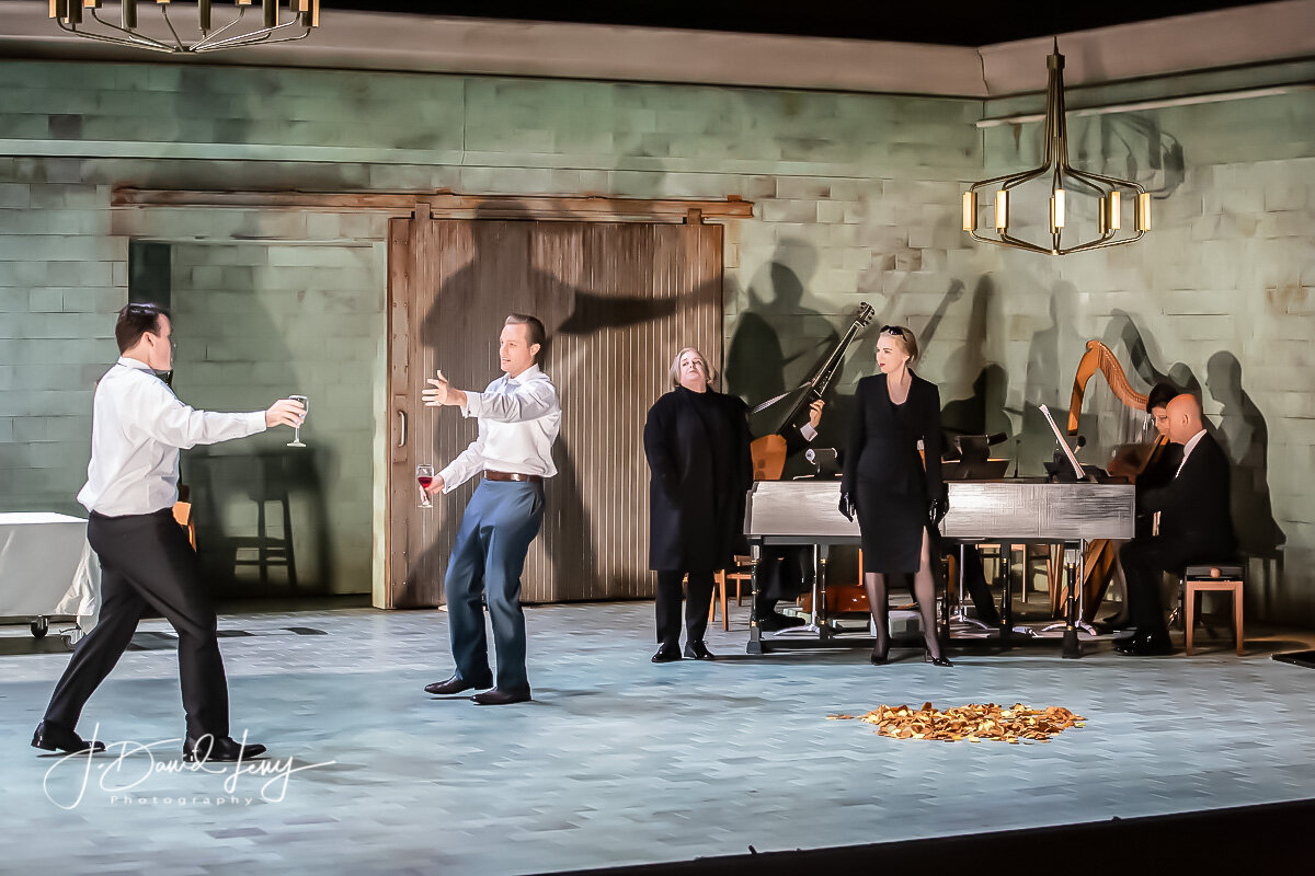  “Sydney Baedke dispatched shimmering runs as a chic Fortuna." Opera News, September 2019 for the Coronation of Poppea, OTSL  J. David Levy Photography for the Coronation of Poppea, Opera Theatre of Saint Louis 