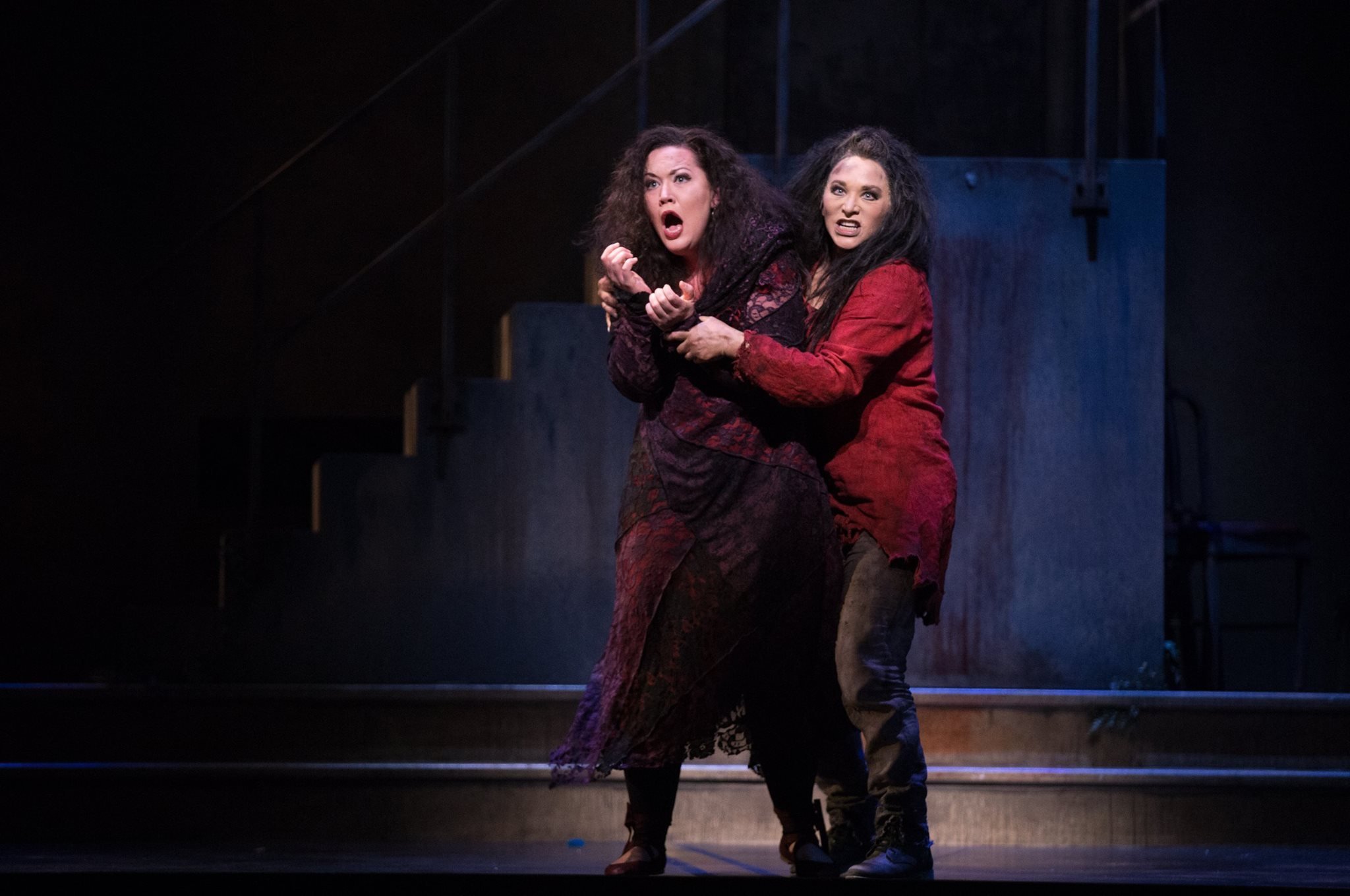  “Tracy Cantin, who played Elektra’s sister, absolutely stole every scene she was in. It was more than just her glistening bright voice—it was the emotive and descriptive passion that simply exuded from every line that she sang. Coupled with her very