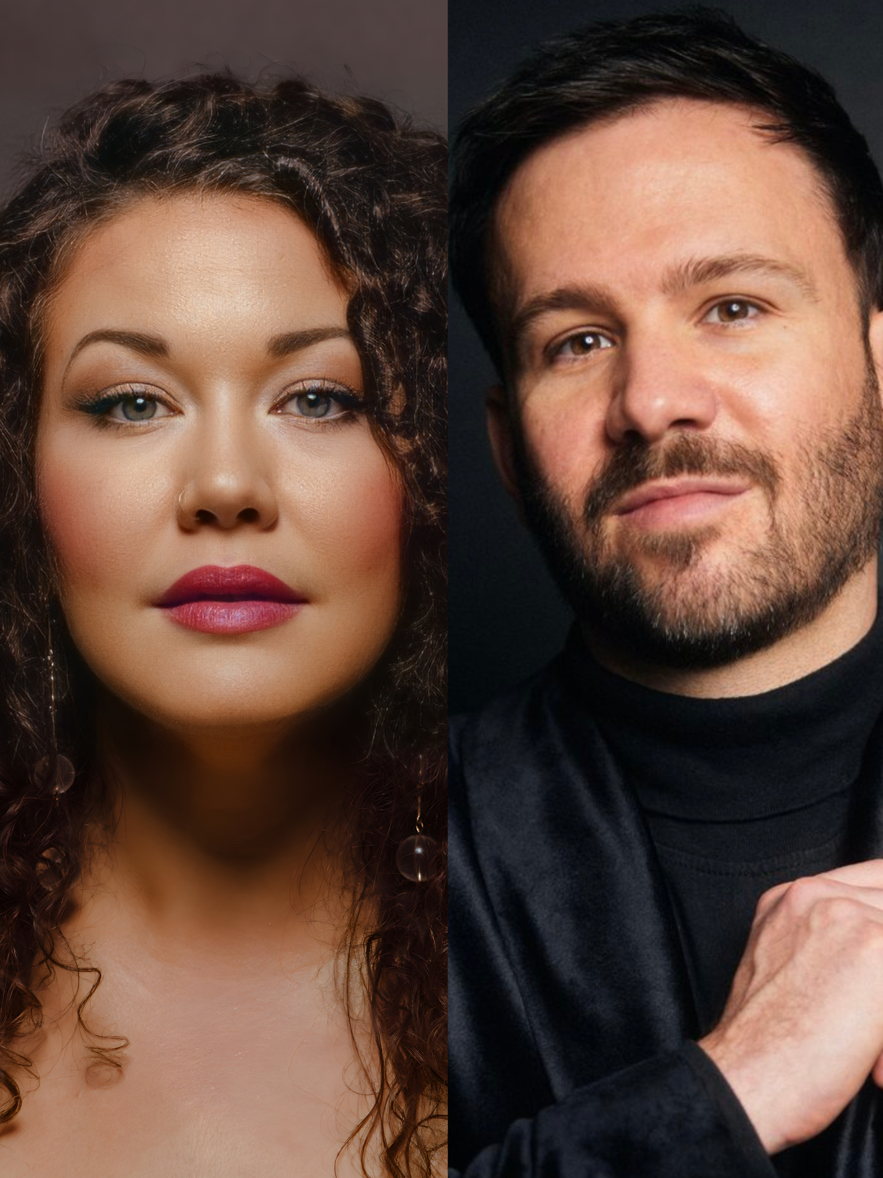 Tracy Cantin and Andrew Crust with the Lima Symphony Orchestra