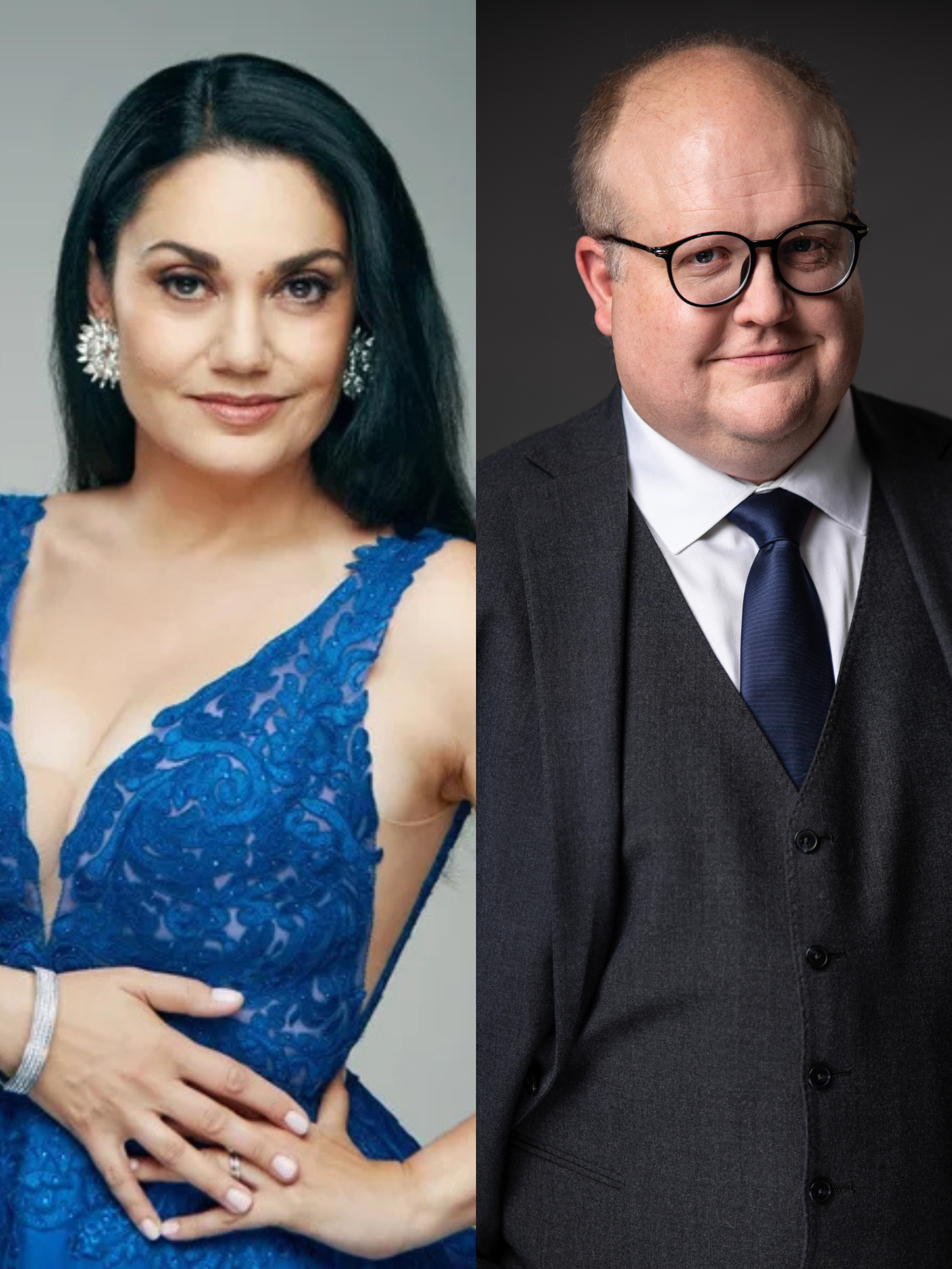 Miriam Khalil and Peter McGillivray with Manitoba Opera