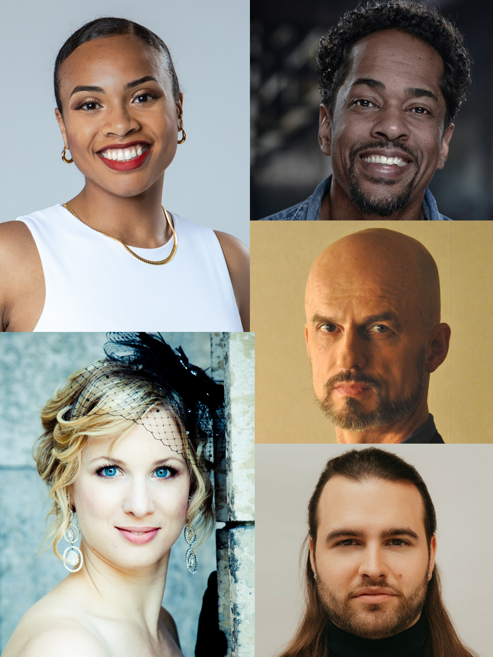 Jonelle Sills, Lara Ciekiewicz, Justin Welsh, Alex Halliday, and Thomas Goerz with Vancouver Opera
