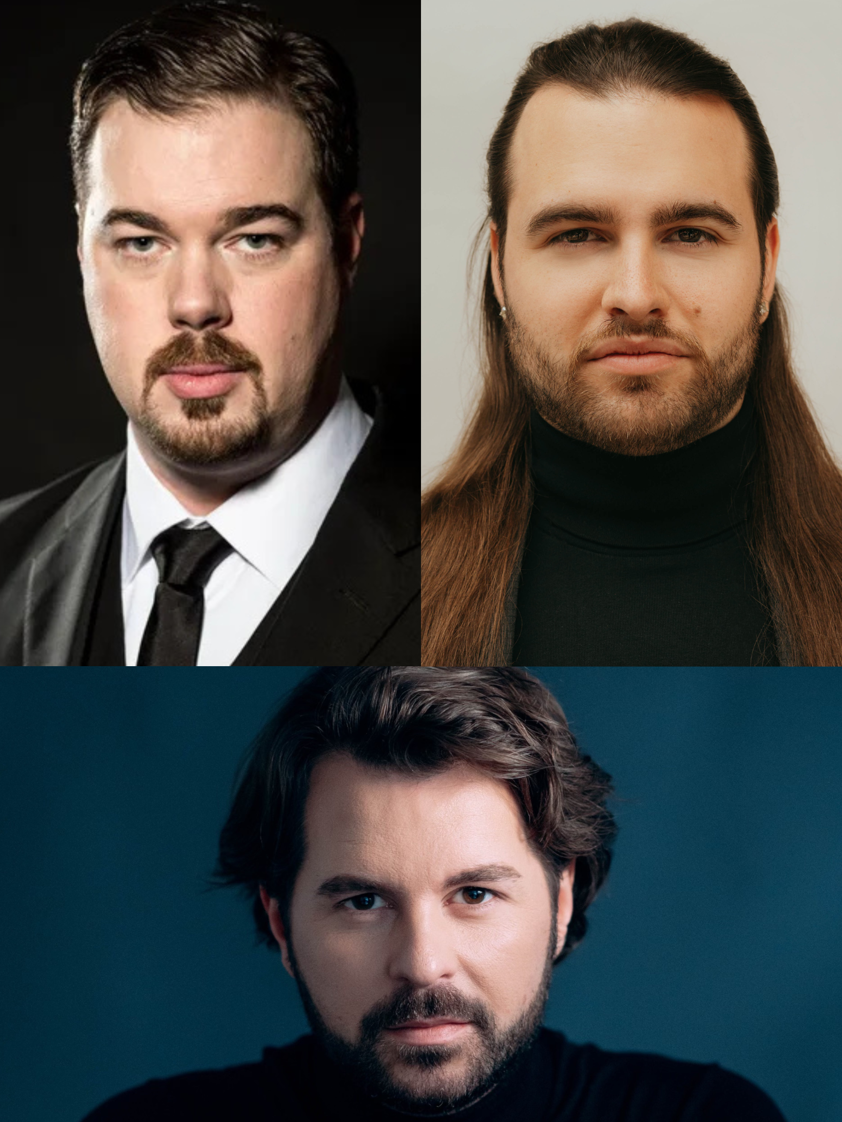 Neil Craighead, Alex Halliday, and Simon Rivard with Edmonton Opera
