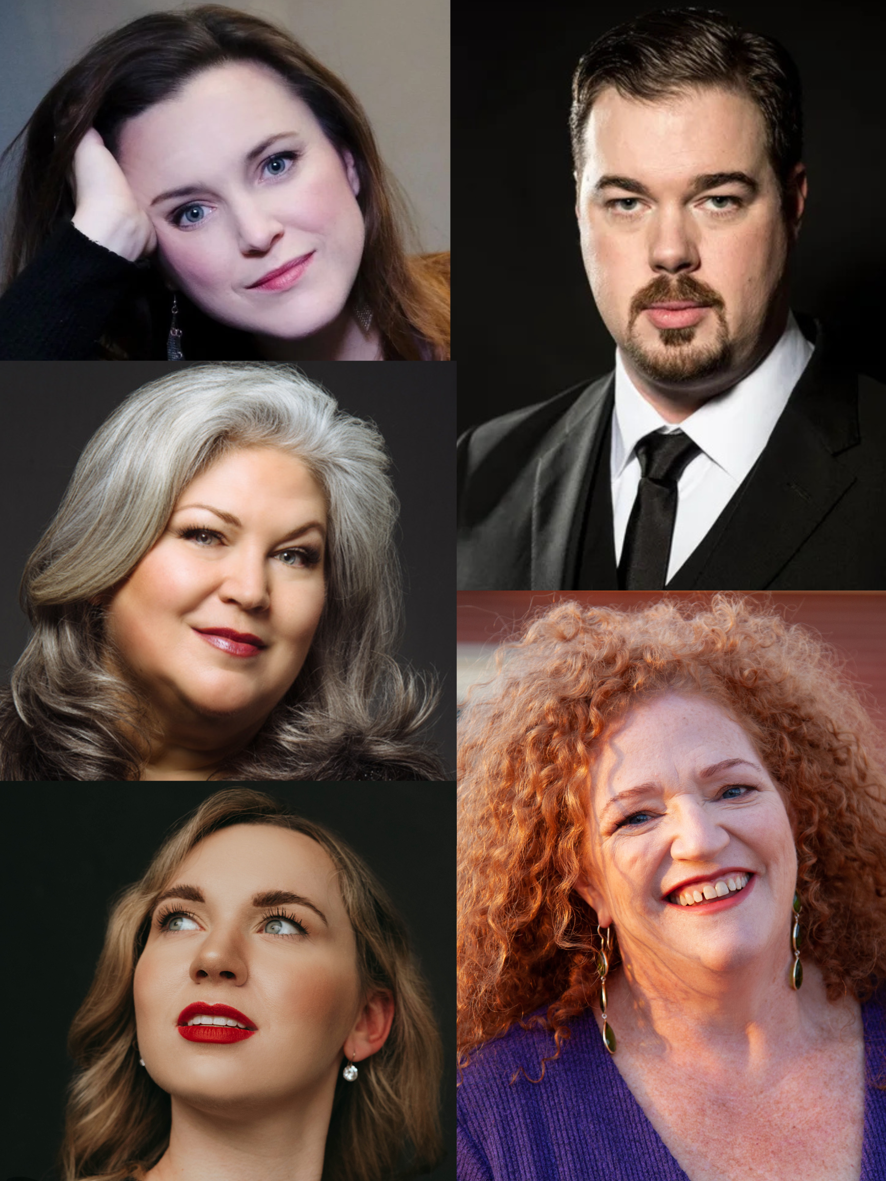 Jacqueline Woodley, Sydney Baedke, Megan Latham, Neil Craighead &amp; Rosemary Thomson with Opera Kelowna