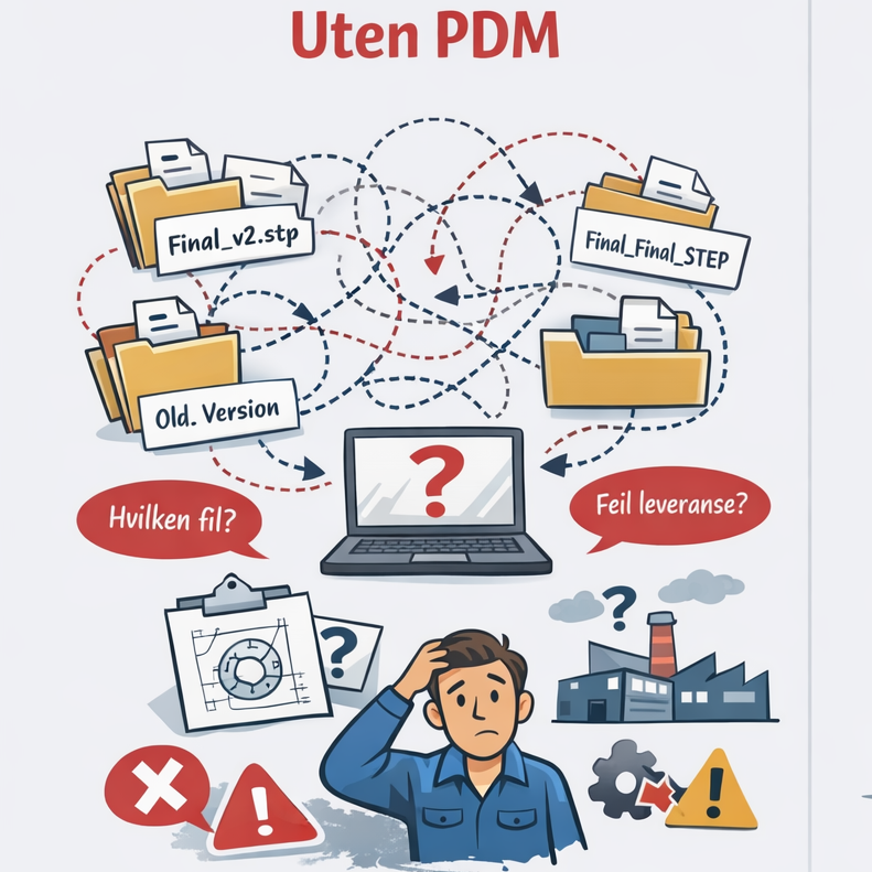 Versjonskaos koster mer enn du tror: en enkel guide til PDM