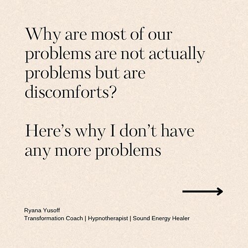 When I reposted the quote from @markmanson on why we don&rsquo;t have problems but discomfort, I received DMs to explain them. So here&rsquo;s my take. 

Accept, Flow and find the Solutions to our discomforts. 

Let&rsquo;s slay APRIL! ❤️

Love, Ry x