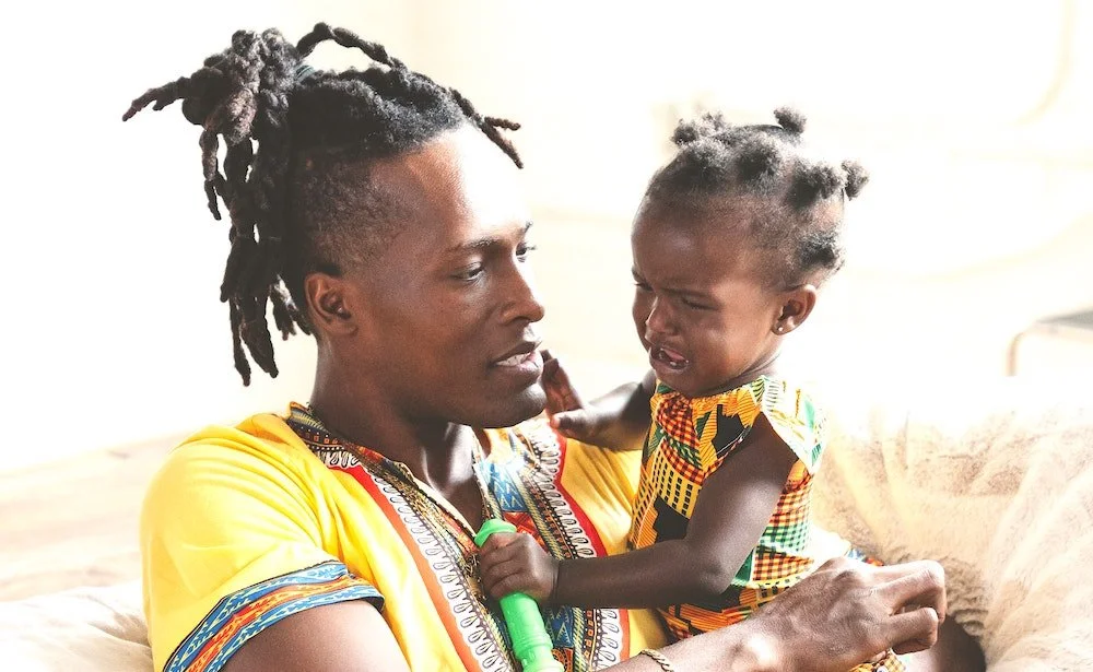 Child crying symbolizes feeling "ouch" in the workplace, from innovation consultant in Seattle, WA