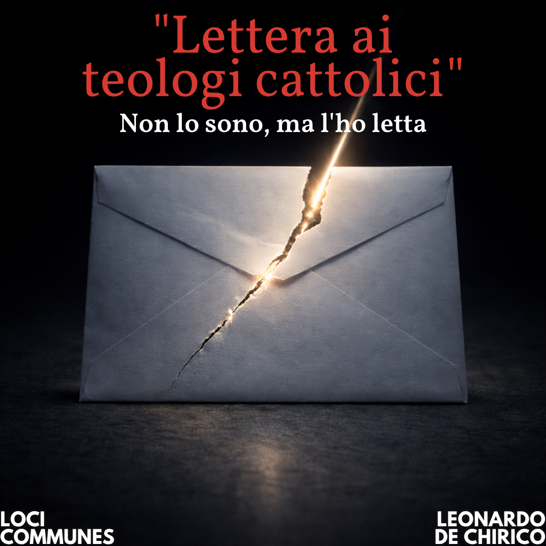 “Lettera ai teologi cattolici”. Non lo sono, ma l’ho letta