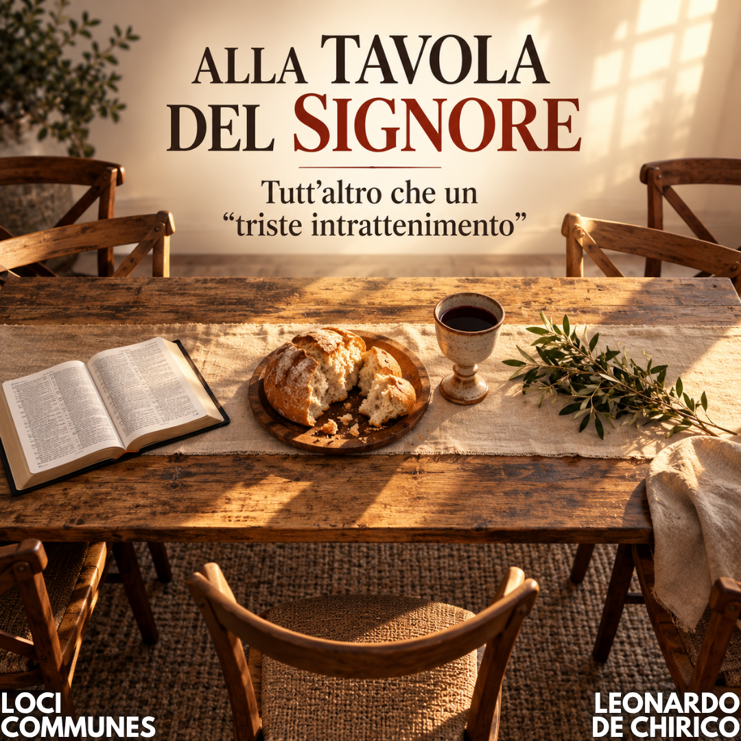 Alla tavola del Signore, tutt’altro che un “triste intrattenimento”