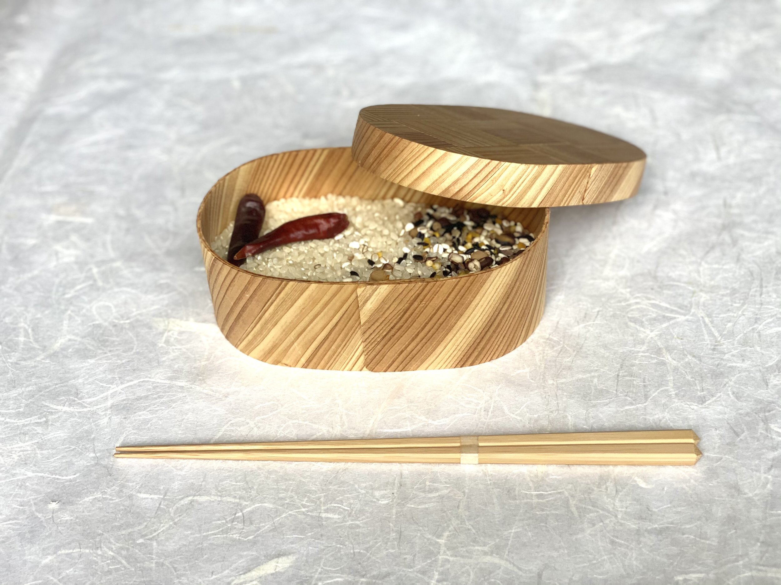 Steamed Bamboo Bento Box