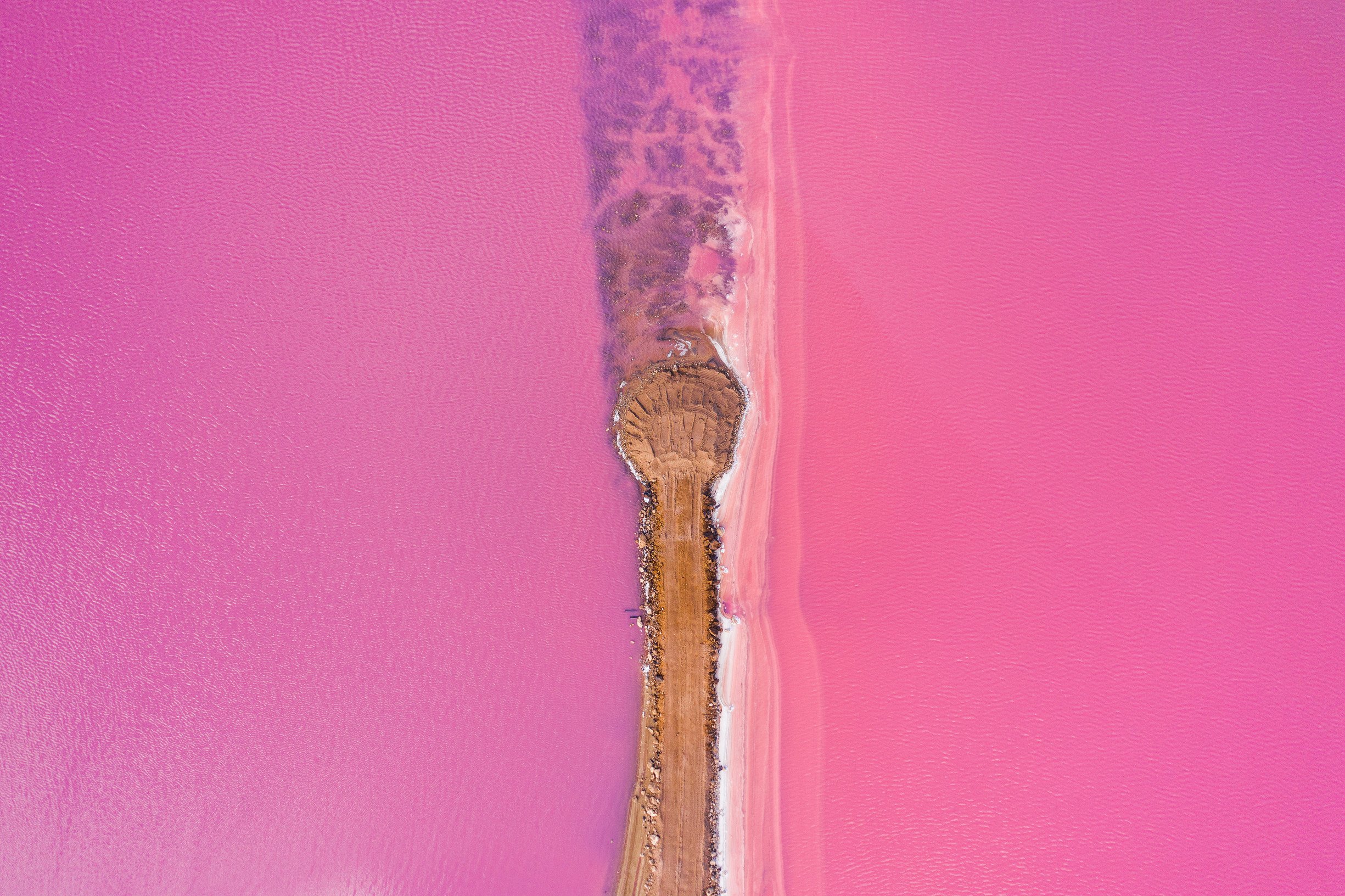 Hutt Lagoon, near Port Gregory, Australia's Coral Coast