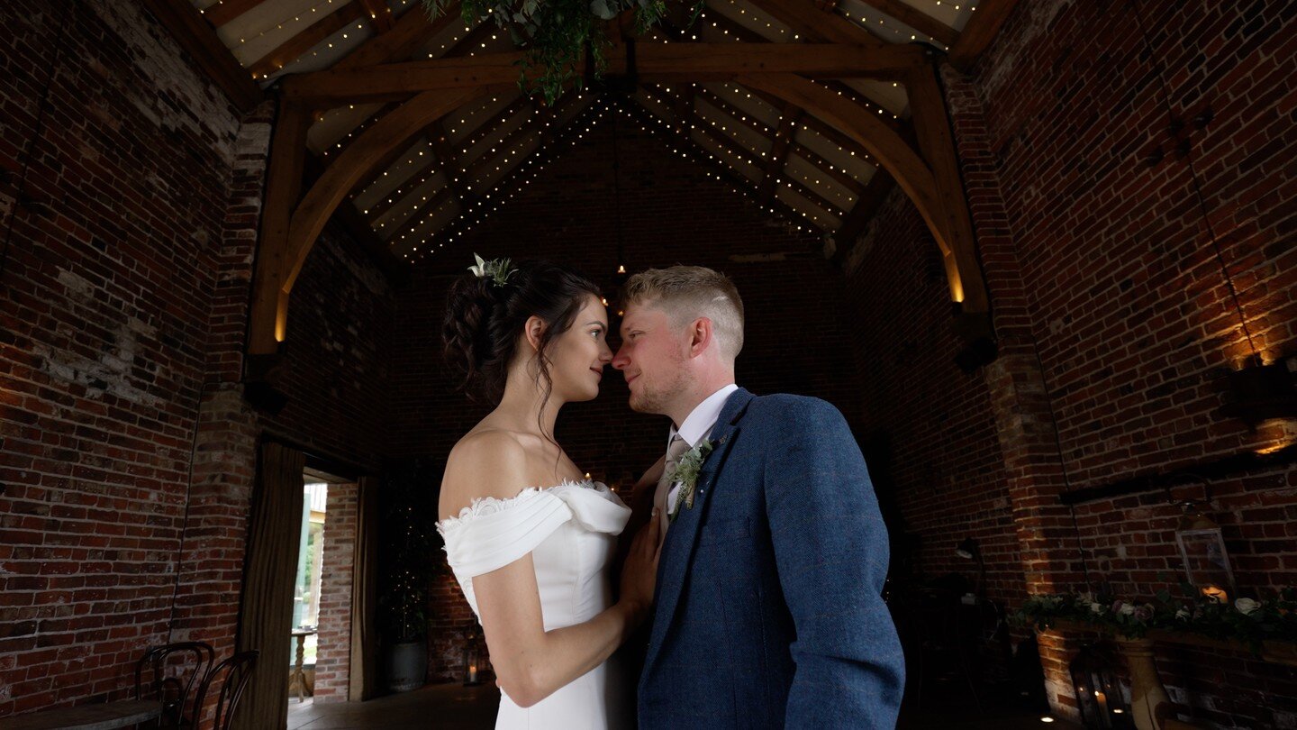 Danni &amp; Scott married at my local and beautiful venue @hazelgapbarn - Always such a pleasure to film there and cant wait to share their films #wedding #hazelgapbarn #weddingfilms #videography #videographer also great to team up with @averilloffic