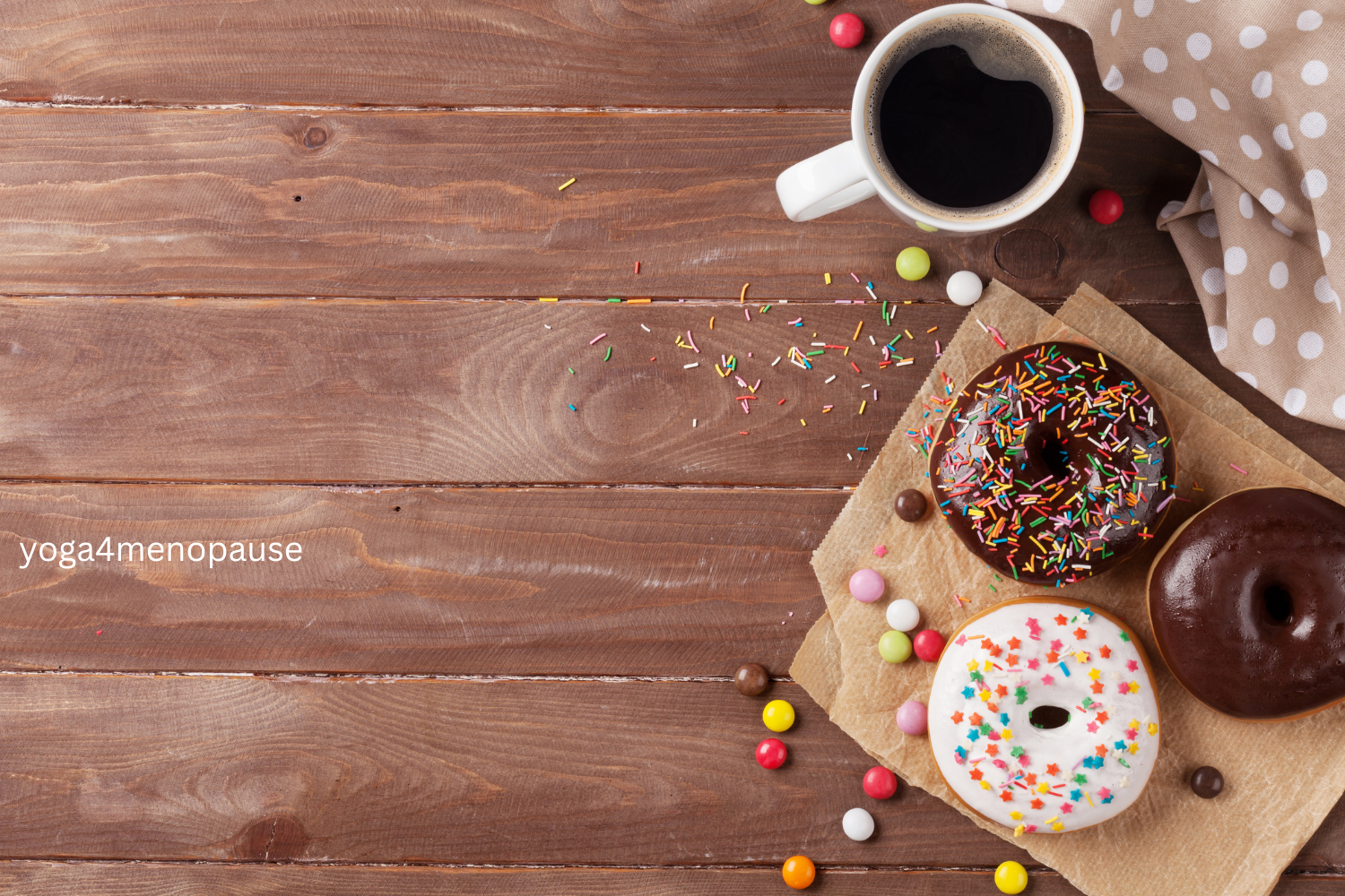 caffè e dolci come trigger di vampate