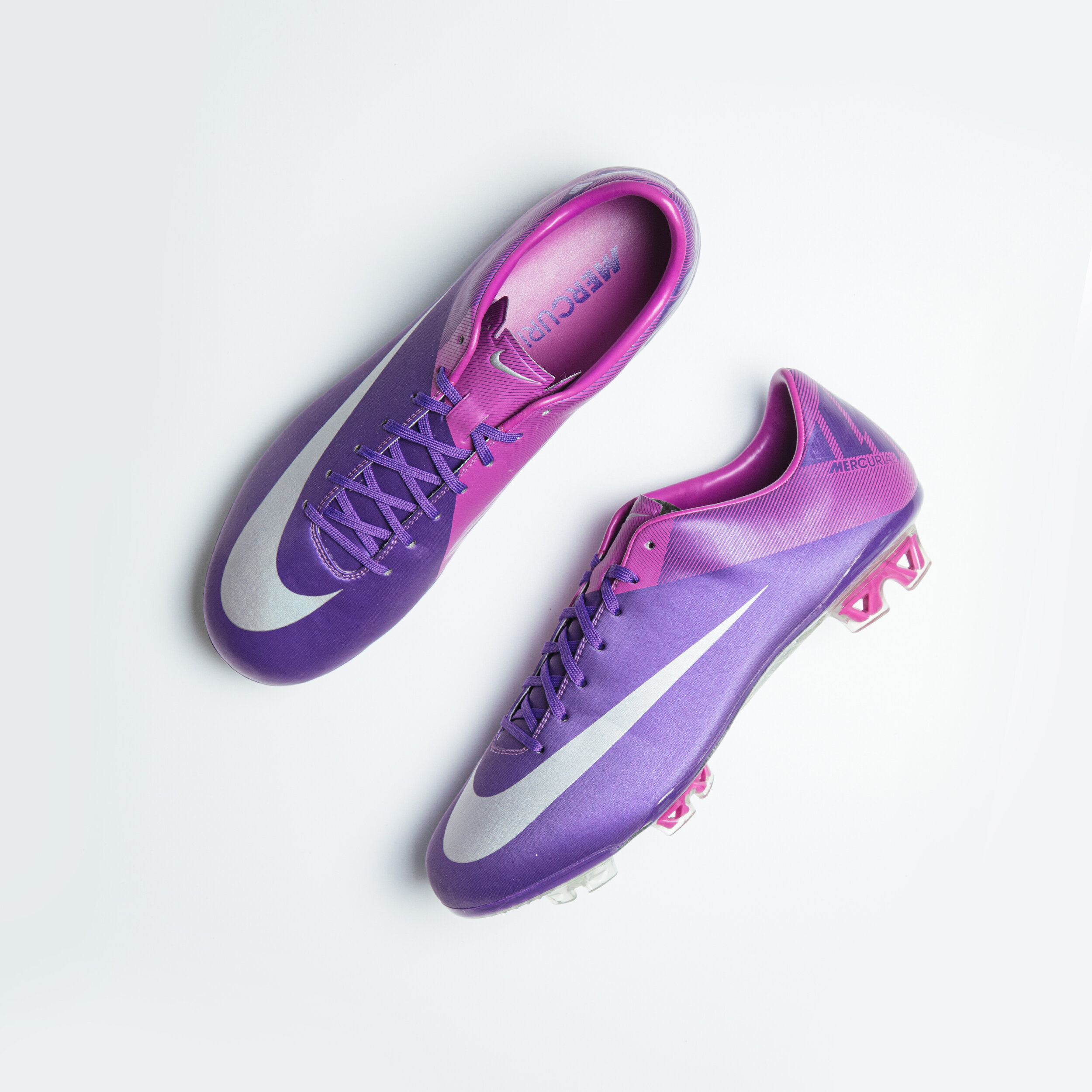 purple nike mercurial