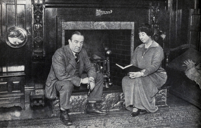 Prime Minister Baldwin and wife Lucy immediately after the abdication