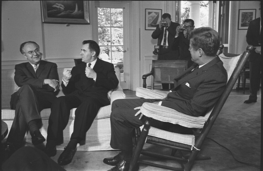 Dobrynin, Gromyko and Kennedy, White House, October 1962