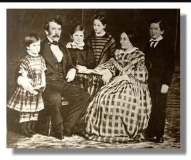 David and Mary and four of their five children