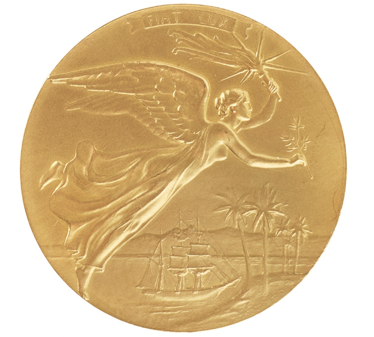 RGS gold David Livingstone medal awarded to Marion Newbigin 1923