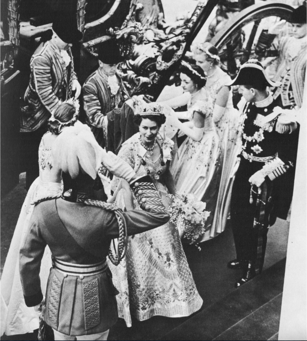 Elizabeth II on her Coronation Day 1953