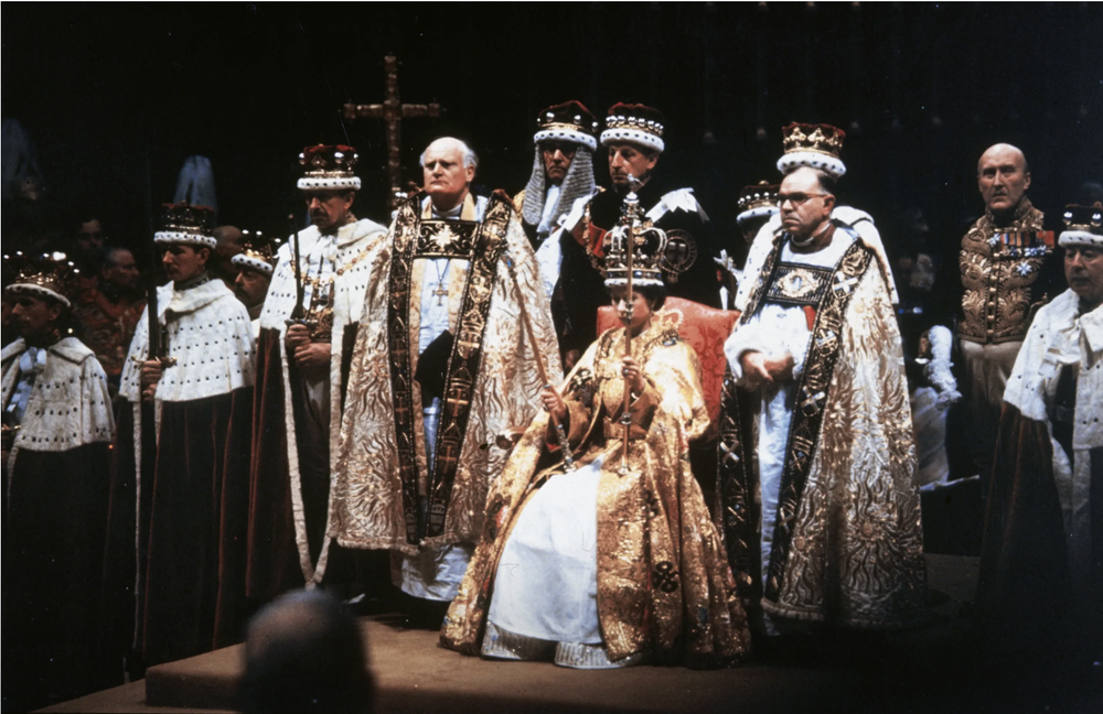 Elizabeth II, crowned, 1953
