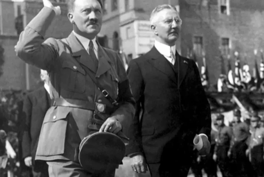 Hitler and Hjalmar Schacht