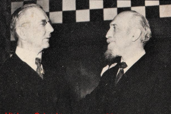 Montague Norman and Hjalmar Schacht 