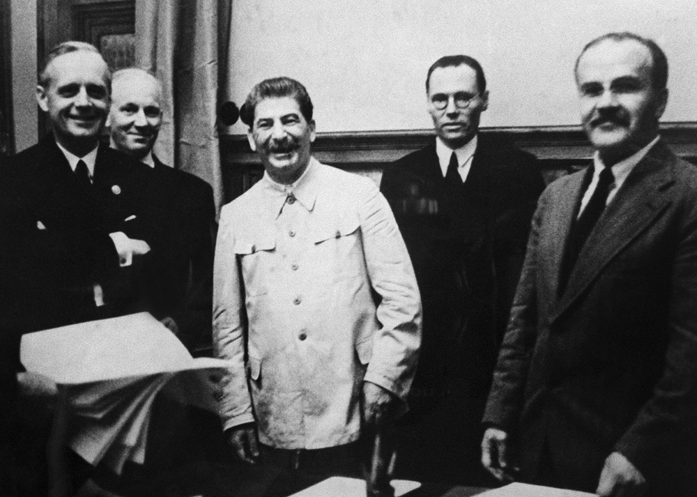Signing of the Ribbentrop-Molotov Pact 1939