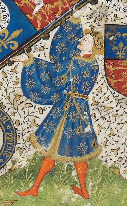 Richard of York with fleur-de-lys in support of Henry VI's claim to France