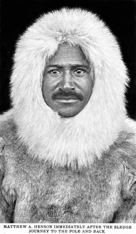 Matthew Henson immediately after his sled journey to the North Pole 