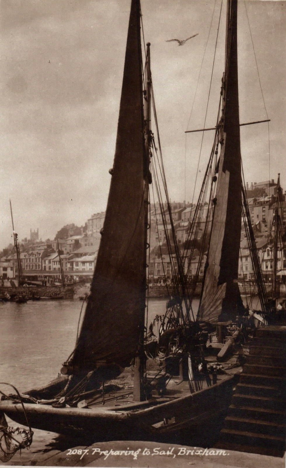 The steps at Middle Pier where Jimmy first lands