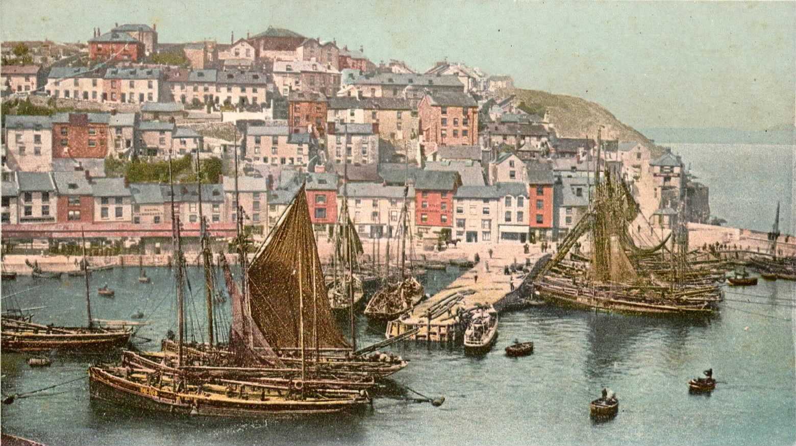 View of town showing Middle Pier where the story starts