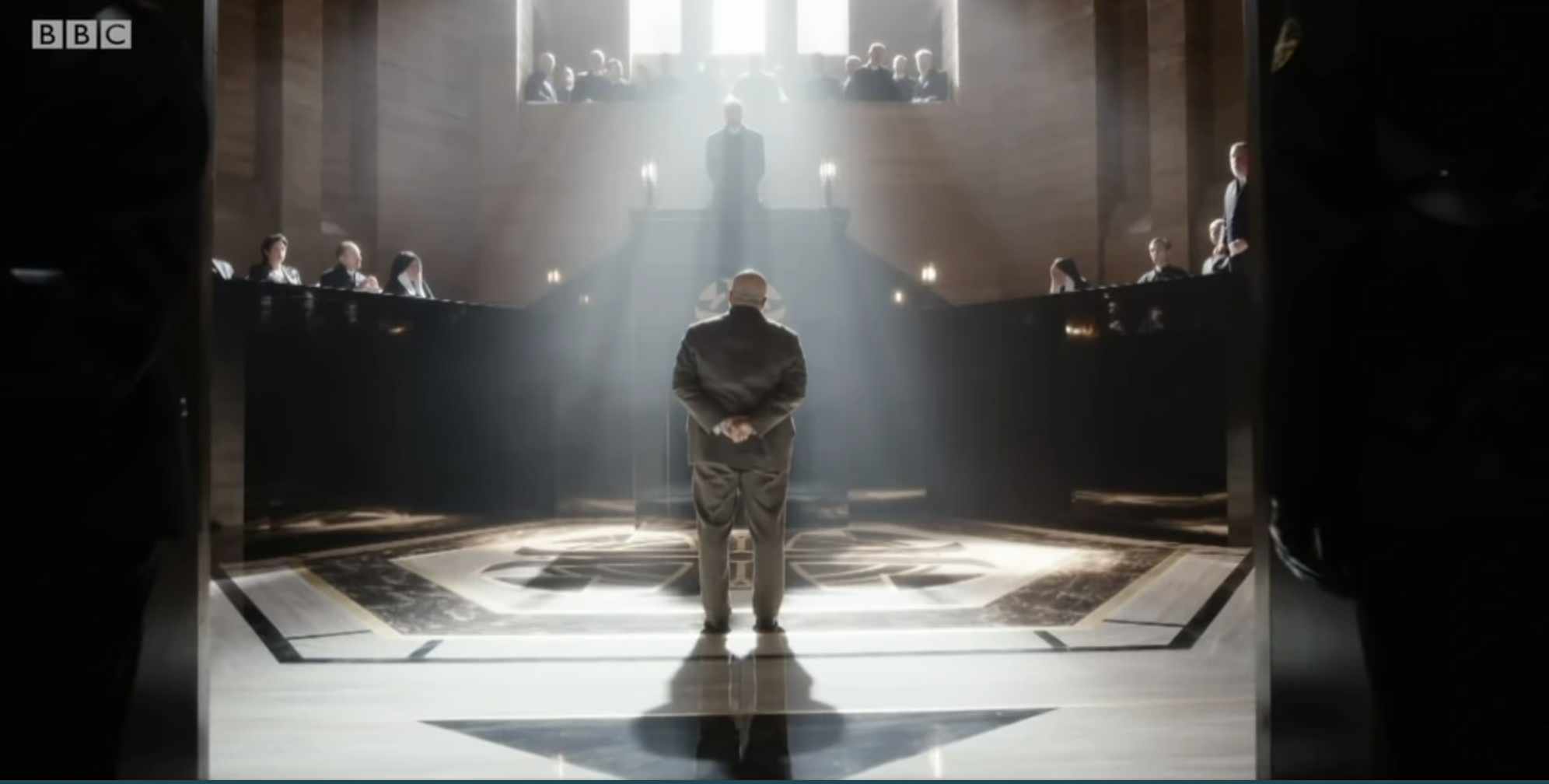 Magisterium's Court of Discipline from the Pullman film 'His Dark Materials'
