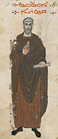 Writer Eusebius of Caesarea in a 6th Century Syriac portrait