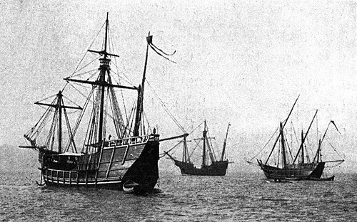1892 replicas of Santa Maria, Pinta and Niña