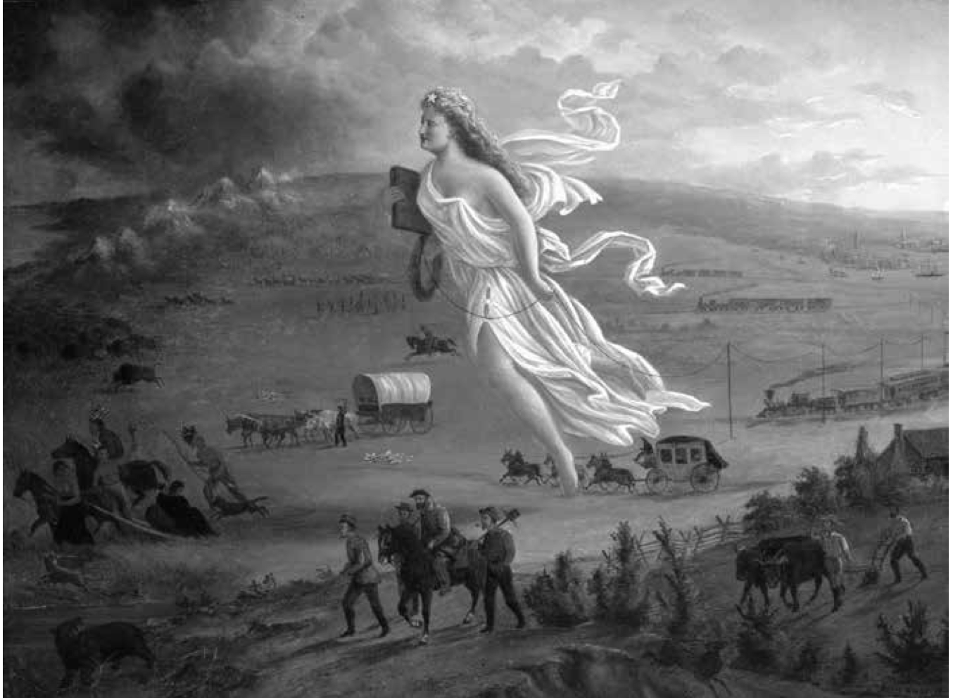 American Progress by John Gast, 1872 