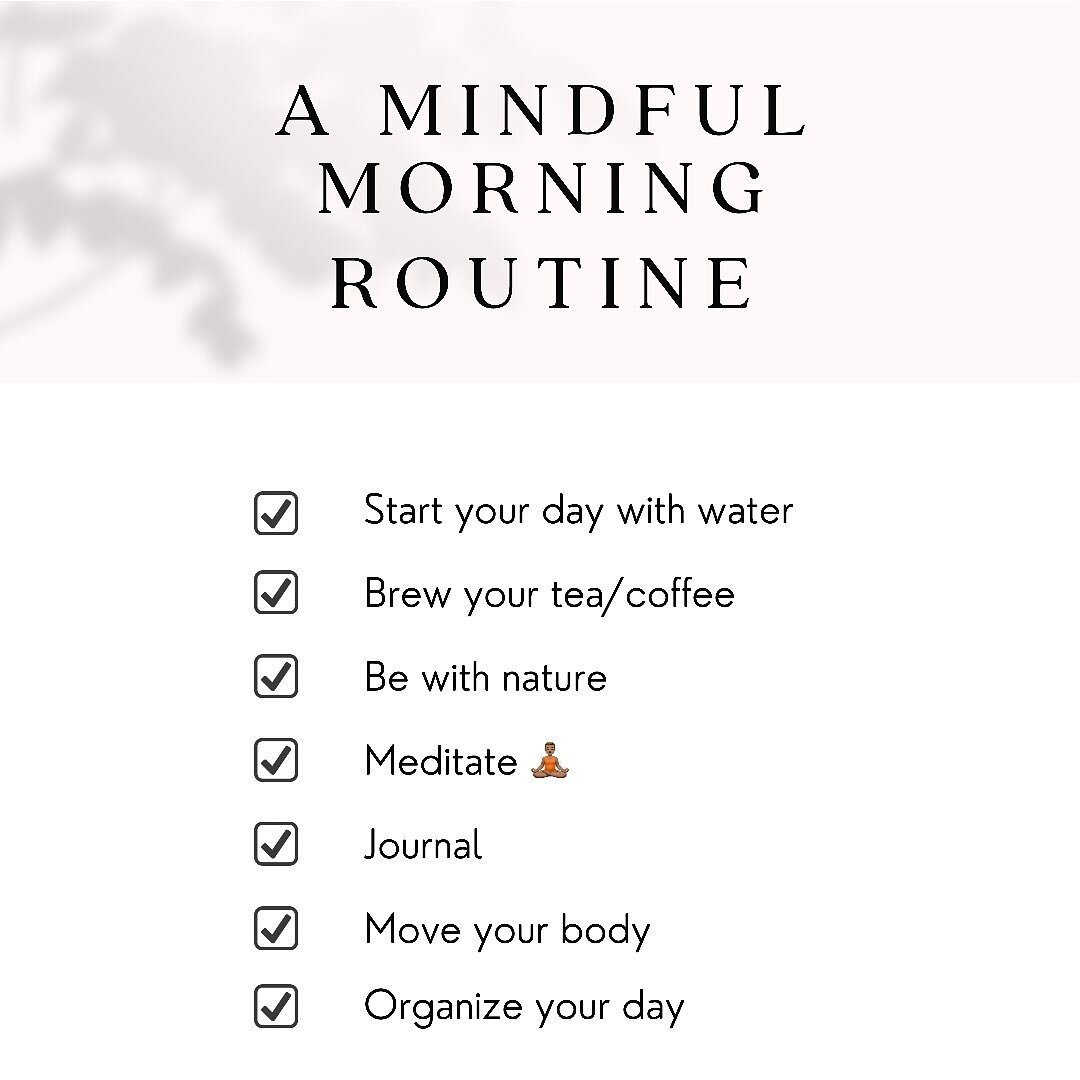 The way we start our morning can determine our day&hellip; our days compounded on each other become our life. 

Mindfulness 🧘🏽&zwj;♂️ is an important part of this community. In order to execute, you must be in the right head space. Pairing mindfuln