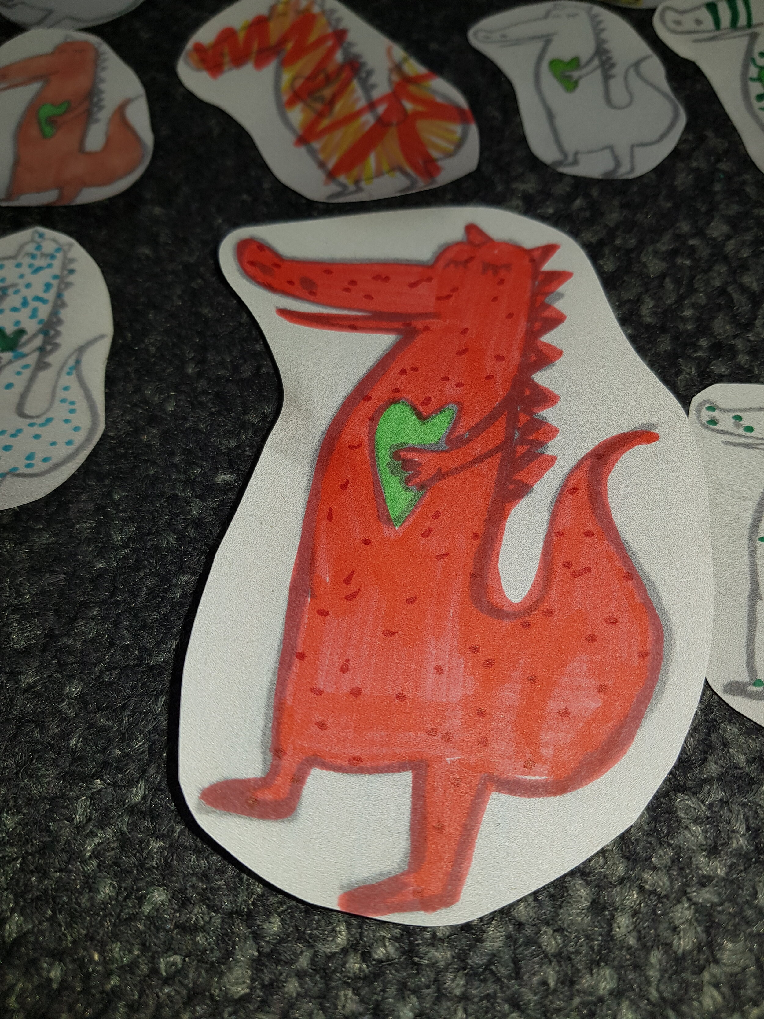 Even red dragons have a green heart!