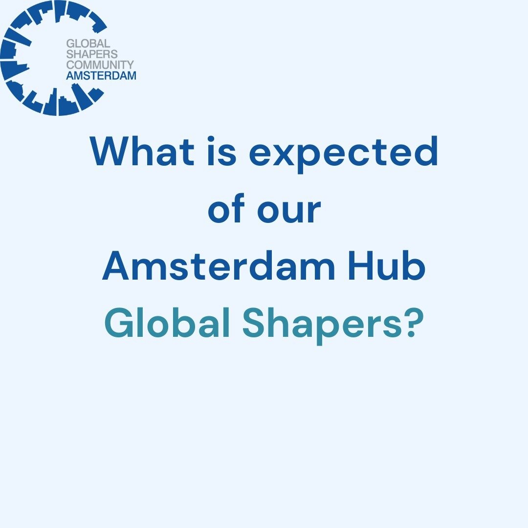 Want to find out what it means to be a Global Shaper and a member of the Amsterdam Hub? 💡
Don't forget to sign up for our virtual Recruitment Event to get the chance to chat with current members of the Amsterdam Hub of the Global Shapers! 🌍🌱 
The 