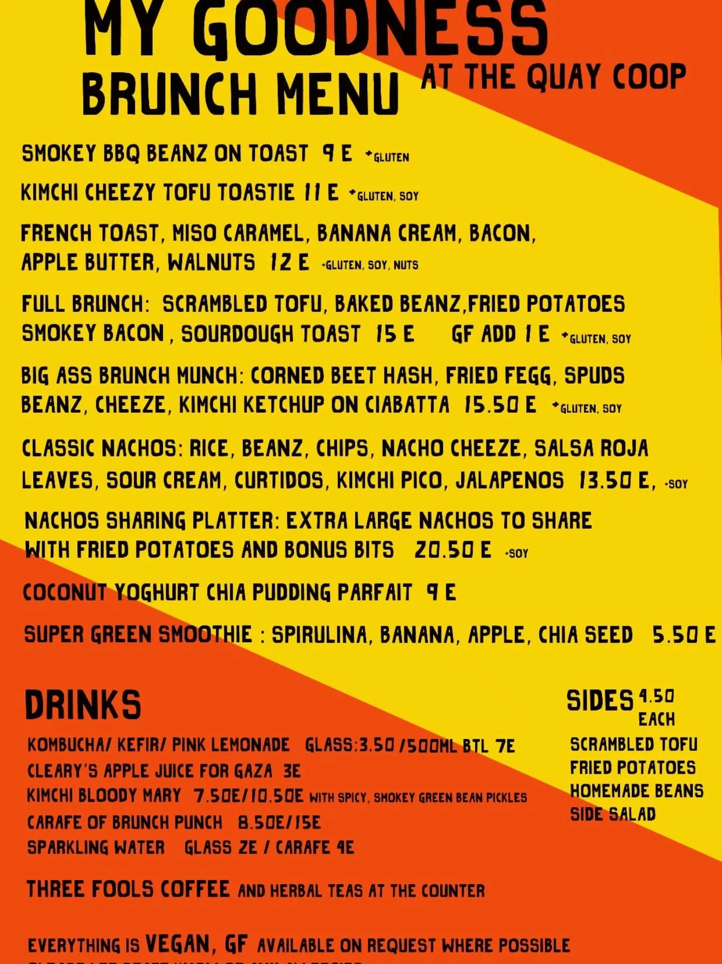 Y'all hungry? Good. We're doing a Bridgid's Day Brunch Feb 1st 11-4 with a sweet menu👆 salty DJs @twitcher_music @__krimkram,👨&zwj;👩&zwj;👧&zwj;👧🎧 sour drinks 🍾and the best of the bitter barristas in the hizza. Invite umami,👅 udaddy, and any o