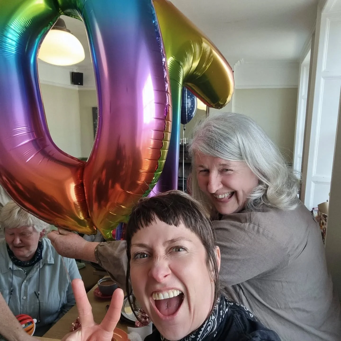 We got to celebrate this absolute legend, Mareaid, yesterday at the co op. Mareaid was one of the original founders of the Cork Rape Crisis Centre,  which historically operated out of this building, where the bathrooms are now located. One of my favo