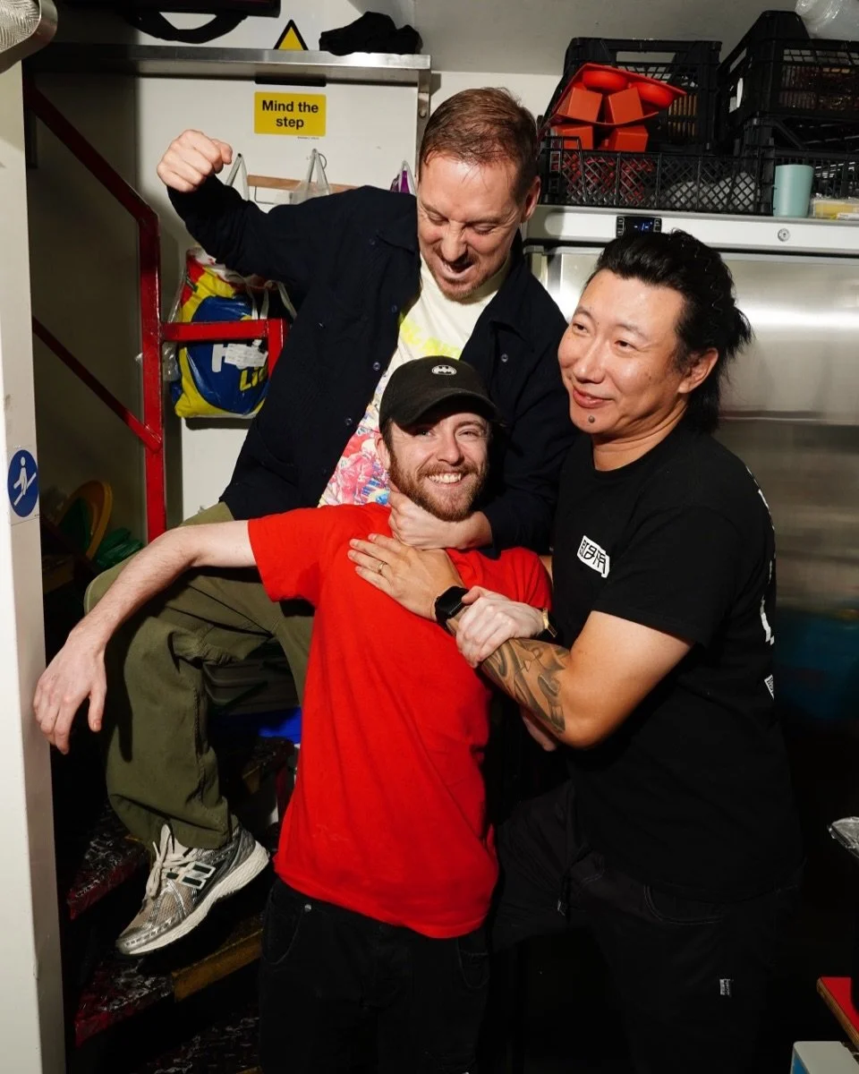 This is a hard one.

Anyone who knows BIGFAN knows just how much this man means to us. Tom has been with us since the very beginning. He has seen it all &mdash; from being a labourer during the build, to FOH manager, and finally front and centre in t