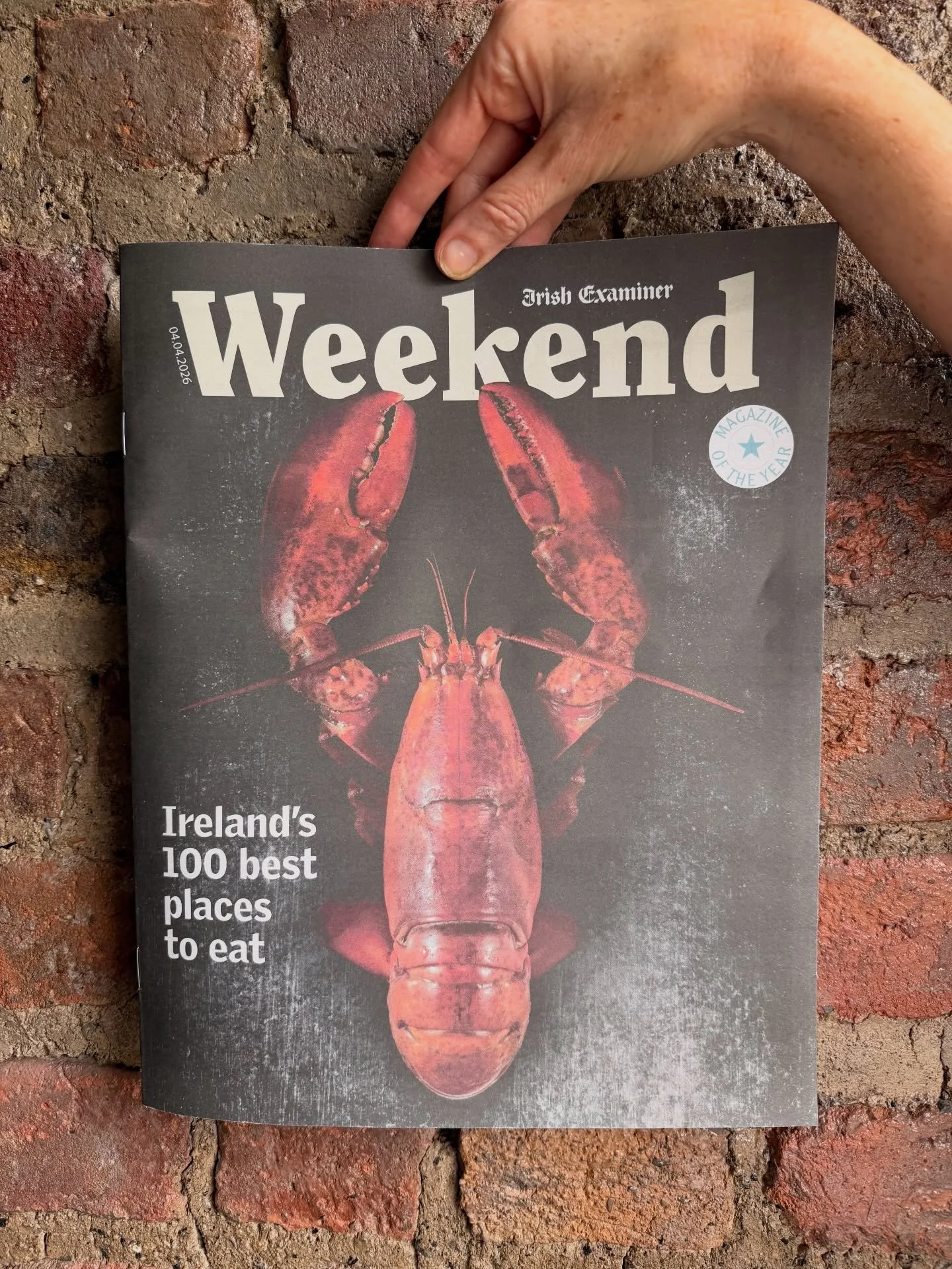 WEEKEND WEEKEND YEAH. Smasher of a list in the @irish_examiner @irishexaminerlifestyle WEEKEND mag today. Thank you for the the inclusion and for the great list  @lesliewinefood @joemcnamee_