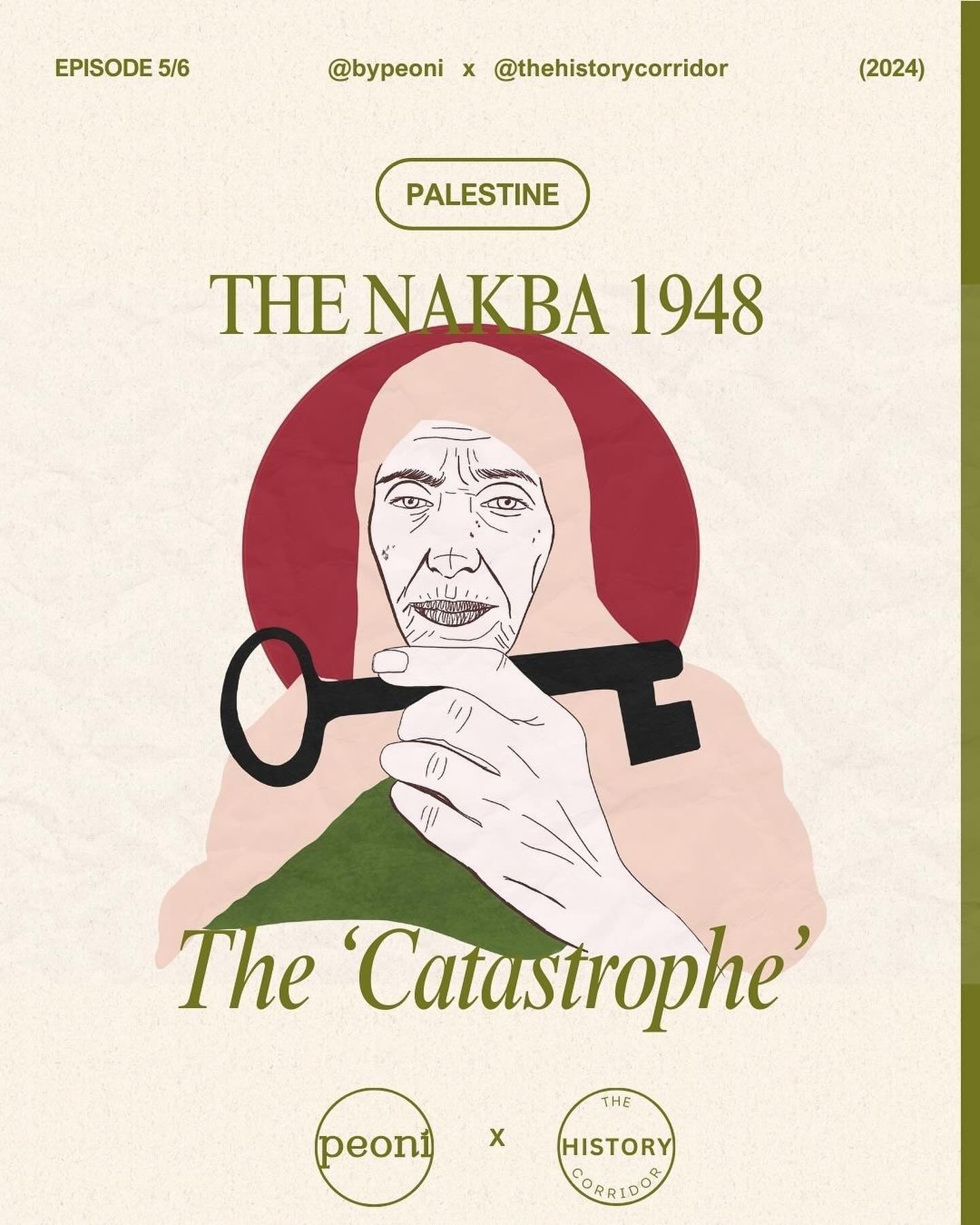EP: 5 THE NAKBA &lsquo;The Catastrophe&rsquo; 💔  which in reality didn&rsquo;t end in 1948&hellip;

&ldquo;When Palestinians see the atrocities currently being perpetrated against their people, they see a continuation of the original Nakba. They rem
