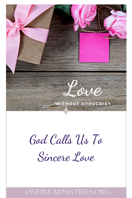 Love without hypocrisy bible