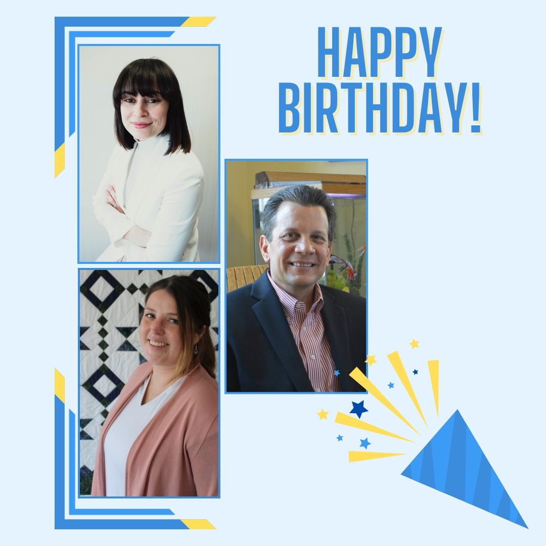 Happy birthday month to Dr. Z, Annie Brinson, and Blake Andres! 🎉