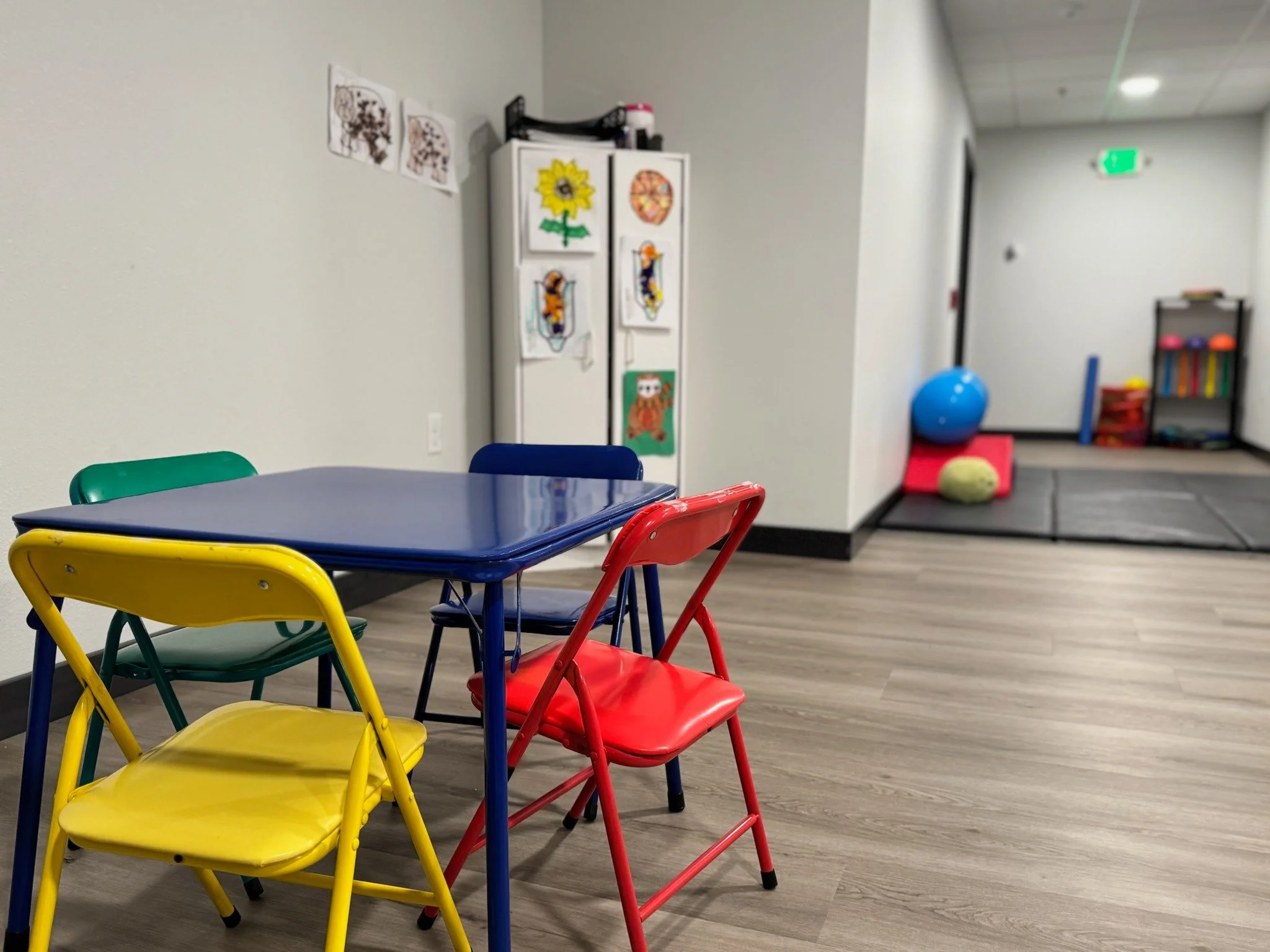 In an effort to support the mission of the CHC, we offer Occupational Therapy (OT) services to help children develop the skills needed for daily activities right in our building! We have a dedicated OT space in the lower level of our building where E