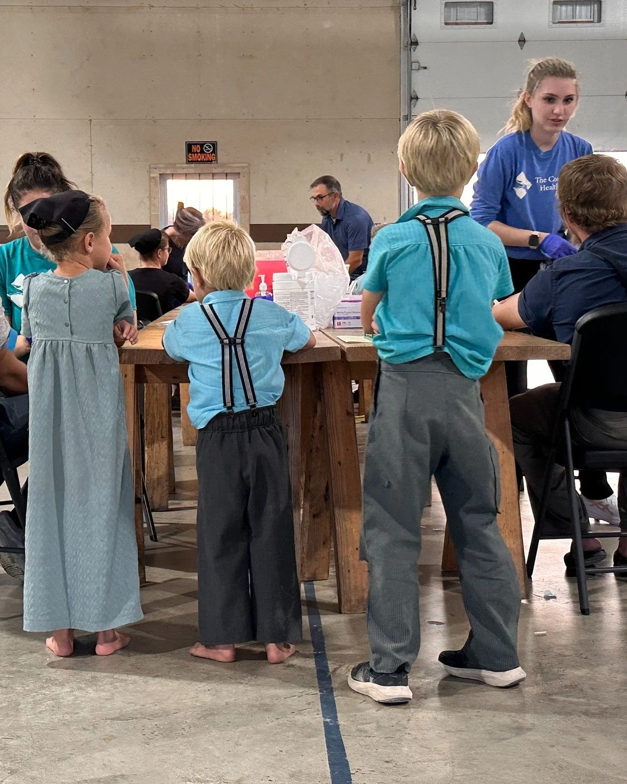 Last week, several members of our CHC team traveled to southern Indiana to join the @clinicforspecialchildren (CSC) in hosting a 3-day donor match event.

Together, we collected samples from more than 600 individuals, which will now be tested in CSC&